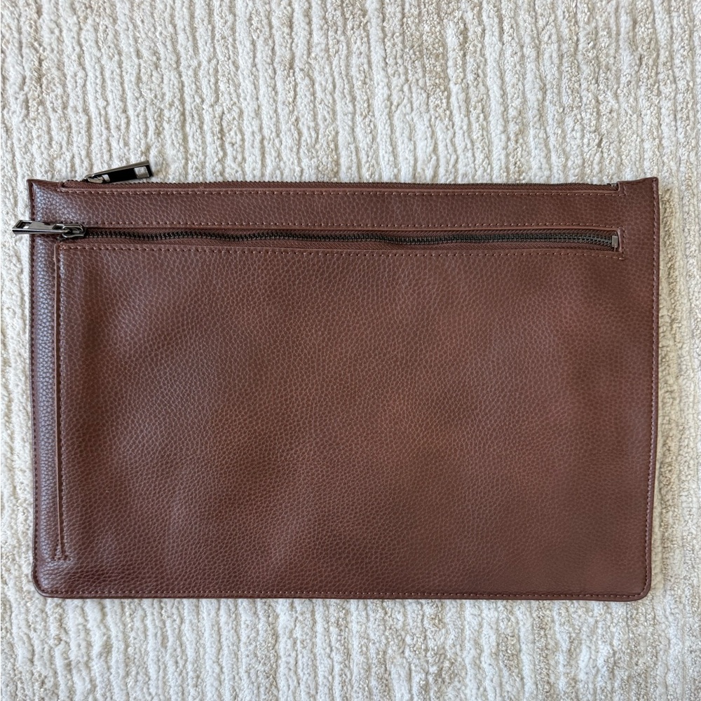 Zara Dark Brown Men's Toiletry Bag